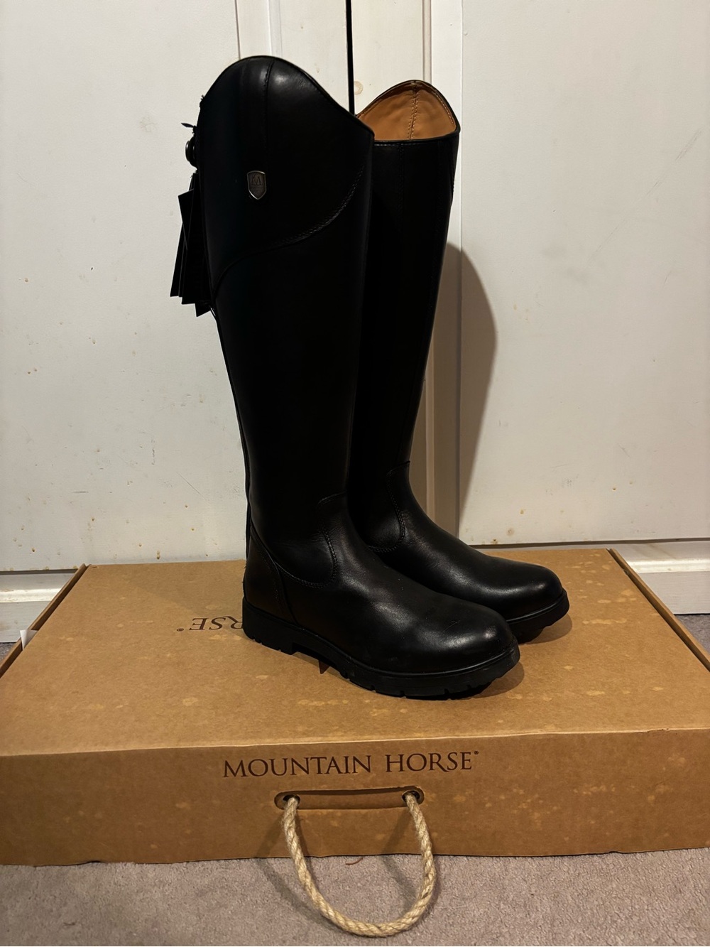 Mountain Horse Women's Tall Black Riding Boots | SHORT | Size 10